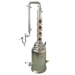 GHO 100L Vodka Alcohol Distillation Equipment Made of SS304 and Red Copper