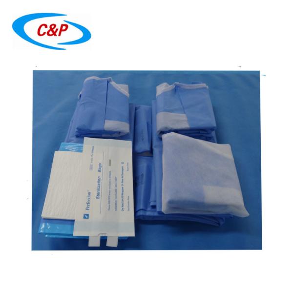 Disposable Nonwoven Surgical Casarean Drape Pack with EO Sterile For Medical