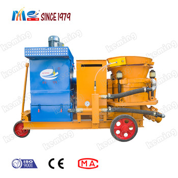 Narrow Space Dedusting Shotcrete Gunite Machine For Concrete Operation