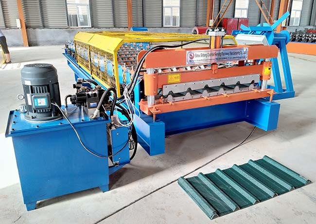 Steel Panel Roof Tile Roll Forming Machine