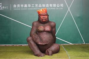 Wholesale Realistic Life Size Animatronic Gorilla King Kong For Amusement Park from china suppliers