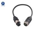 Waterproof Rear View Camera System 3Pin Gx16 Aviation Male To Female Cable