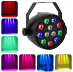 Slim LED Par Light Decoration Lighting 12x10W RGBW 4in1 , Cast Aluminum Shell