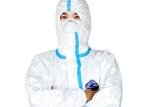 Disposable Medical Non-Woven Siamese Isolation Clothing PE Film Breathable