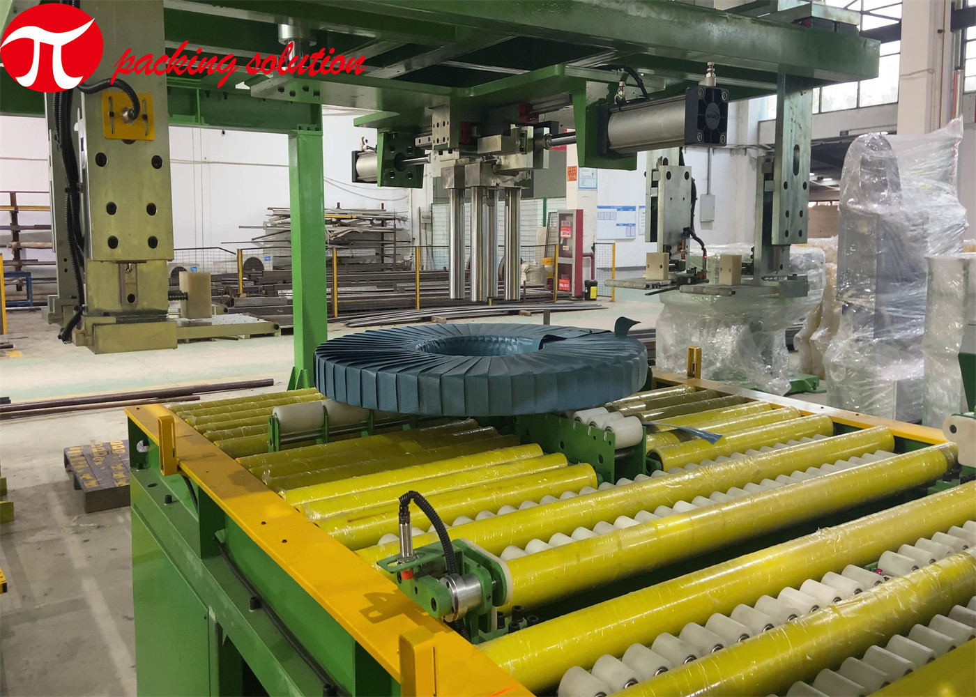 PLC Copper Coil Wire Wrapping Machine Unmanned 380V 50Hz