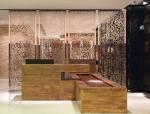 Hairline Rose Gold Stainless Steel Wall Panels For Hotels/Villa/Lobby/Shopping