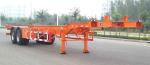 Heavy Mechanical Suspension Container Chassis Flatbed Truck Semi Trailer