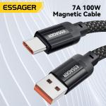 Magnetic Absorption Charging Cable Type C USB C to USB Cable 100W ES-X55 Series