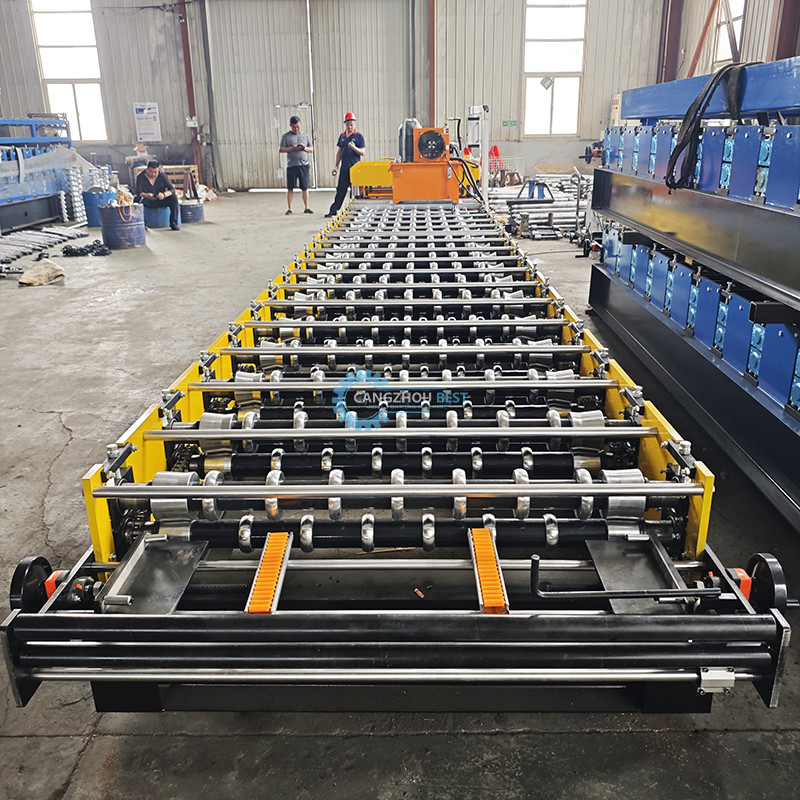 Professional Building Roof Tile Roll Forming Machine For Steel Roof Wall Sheet Production