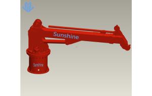 Wholesale 10t10m Electric Hydraulic Telescopic Boom Marine Crane For Offshore Support Vessel from china suppliers
