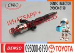 New 095000-7390 Denso Common Rail Diesel Injector 095000-6190 23670-30100 For