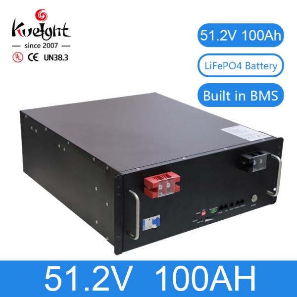 Rack-mount LiFePO4 Battery Module 51.2v 100Ah Paralleled Distributed Structure