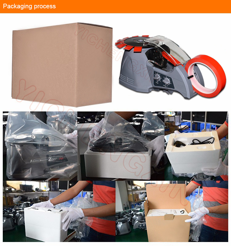 Grey Soctch Moving Sensor tape cutting machine Storage Packing Tape Dispenser ZCUT-870/RT-3700