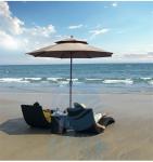 PE Rattan Outdoor Patio Furniture All Weather Wicker Chaise Lounge UV Resistant