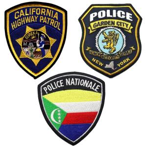 Wholesale Merrow Border Police Embroidered Patch from china suppliers