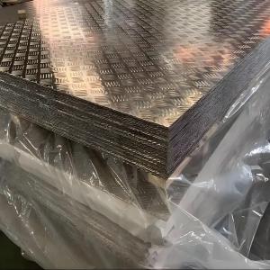 Wholesale 3003 5052 Bright Finish Aluminum Diamond Plate with 5 Bars Patterns 96 Inches Length 0.72 Lbs/sq Ft Weight from china suppliers