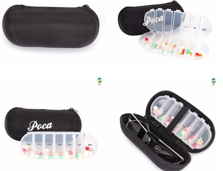 Weekly unique design spring push button medicine box, Monthly plastic medicine storage box for 31 day, case, box, contai