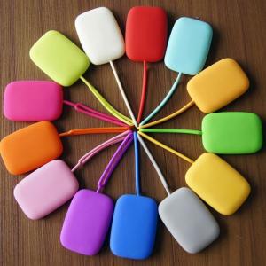 Wholesale Multipurpose Silicone Key Wallet ID Card Holder With 15 Colors In Stock , Custom Print Your Own Logo from china suppliers