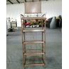 Buy cheap Six Layers Shelf Display Rack / Mretal Oil Display Rack 80kg Capacity from wholesalers