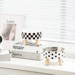 Pet Stainless Steel Elevated Single Bowl Anti-Upset Non-Slip Bowl Large Capacity