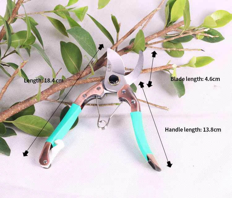 High Hardness Fruit Picking Grape Garden Pruning Scissors Flower Shears 350G