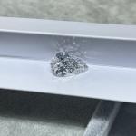 6.34Carat Pear Loose Lab Grown Diamonds Cultivated Diamond Rings VS1