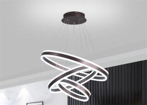 Wholesale Brown Lampshade 100cm Minimalist Modern Ring Light For Restaurant from china suppliers
