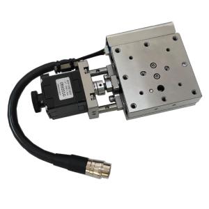 Wholesale DC 24V Stainless Steel Motorized Linear Stage Precision Sliding Table 10mm/Sec from china suppliers