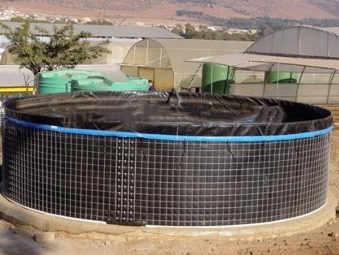 20000L PVC Fish Farming Tank with Lid, Flexible Tarpaulin Wire Mesh Tank For