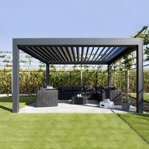 Wholesale Smart Aluminum Louvered Pergola: Modern Backyard Retreat for All Seasons from china suppliers