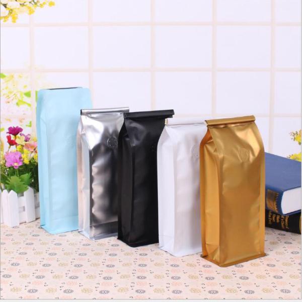 0.5lb 8oz Breathable Aluminum Foil Stand Up Pouch Mini Zipper Coffee Packaging