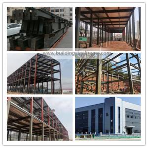 Wholesale S355 Light Steel Structure Warehouse Building With Grey Color Paint from china suppliers
