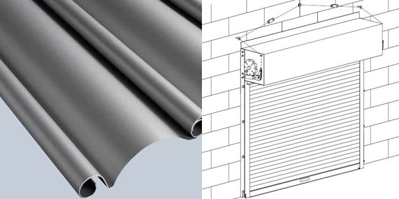 Galvanised Rolling Shutter Door Slat Machine