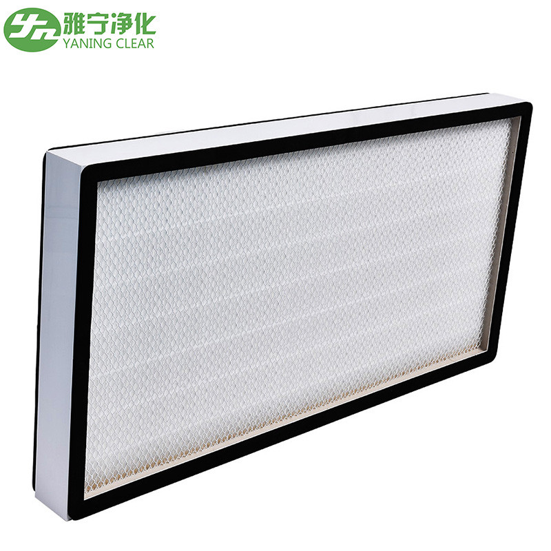 H13 H14 Media Fiberglass Mini Pleated Hepa Filter High Efficiency