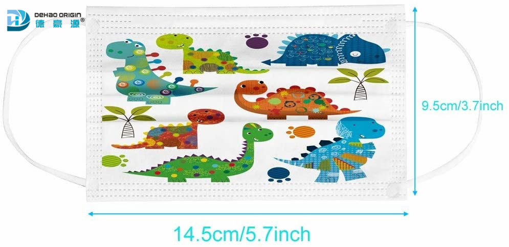 Small Size 14.5x9.5cm Protective Mask For Children 3 Ply Non Woven Face Mask