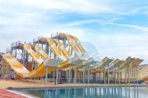 Wholesale Fiberglass Slip N Fly Water Slide Ramp Fade Oxidation Resistant For Water Park from china suppliers