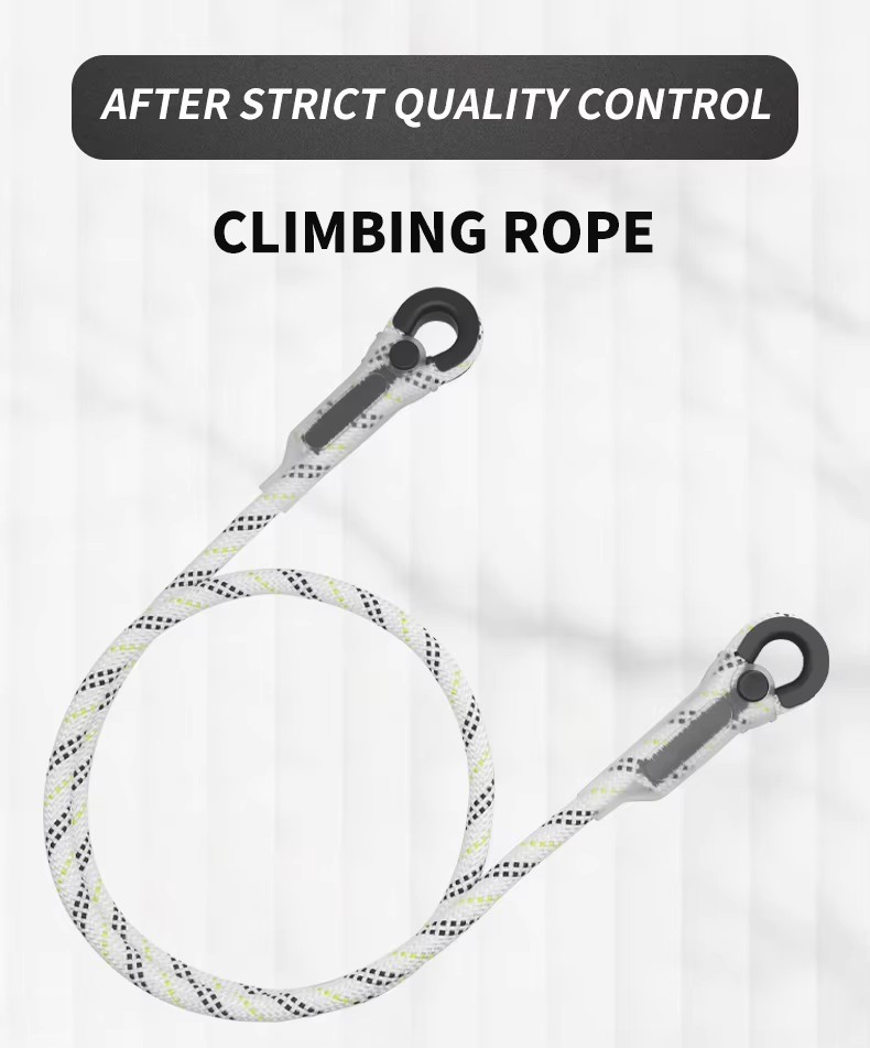 Customizable Outdoor Static Climbing Rope High Strength 12mm Diameter Polyester Rope For Camping