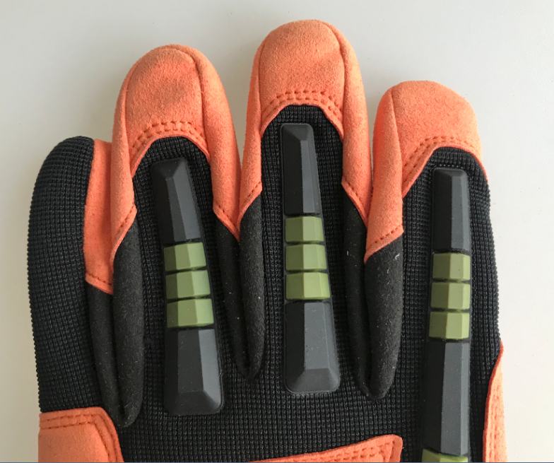Synthetic Leather M209 TPR Impact Protection Mechanic Gloves with Hook Loop Cuff