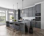 Apartment Wood Custom Furniture Melamine Wooden Cabinet Kitchen Cabinets Modern