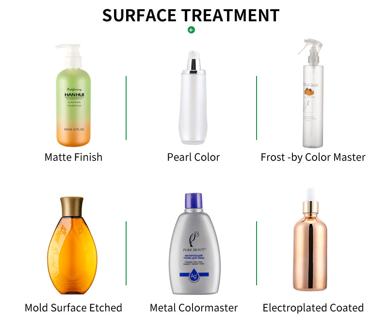 Pink Unique PETG Cosmetic Bottles 200ML Customizable With PP Pump