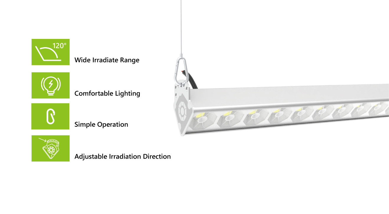 Pendant 150lm/W 30w 4500LM LED Display Linear Light Ra70