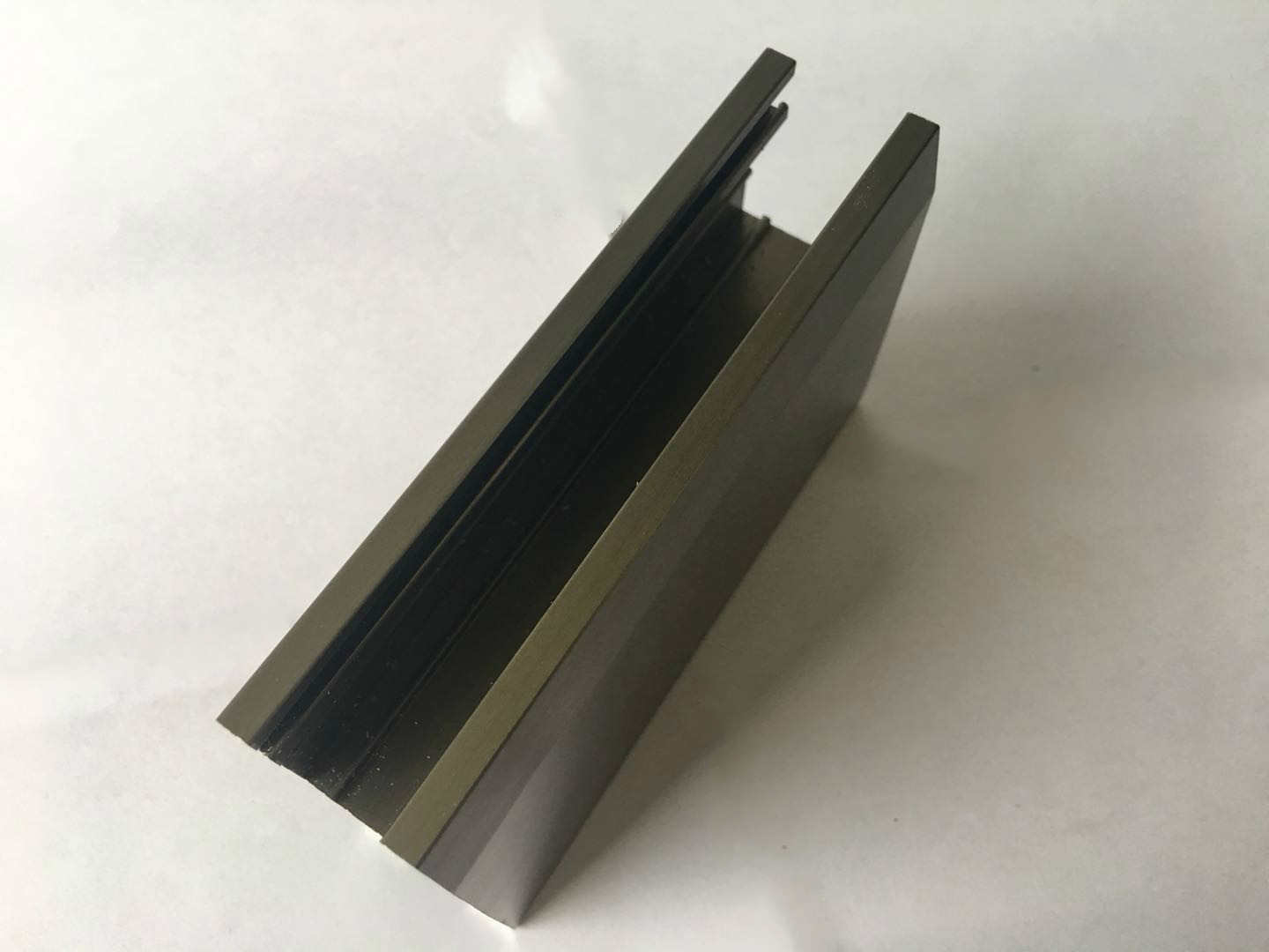 Champagne Bronze Anodized Aluminum Profiles , Durable Aluminum Window Parts