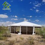 Permanent Outdoor Roof Hexagon Marquee Tent Aluminum Structure Arabian Style