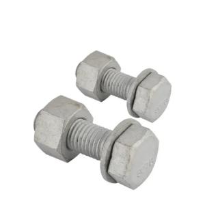 Wholesale A307 GRADE B Hot Dipped Galvanized Hex Bolts Full Thread from china suppliers