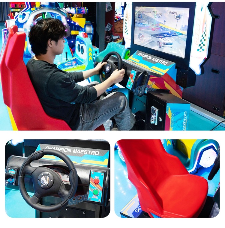 Coin Operated Game 32 Inch Screen Simulator Outrun Arcade Car Racing Game Machine
