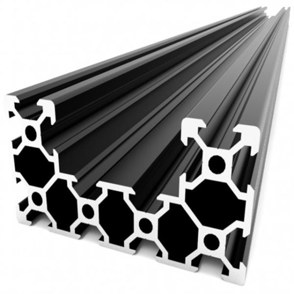 v slot aluminium 4080 C beam v slot linear rail Black Industry Extruded