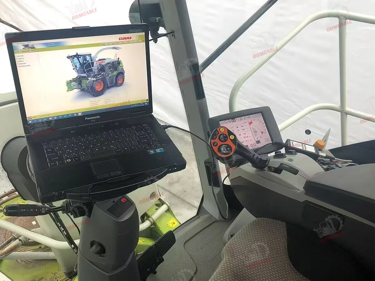 2024 Diagnostic Tool FOR CLAAS interface CANBUS MetaDiag Agriculture Construction Truck Excavator Diagnostic Tool+CF19
