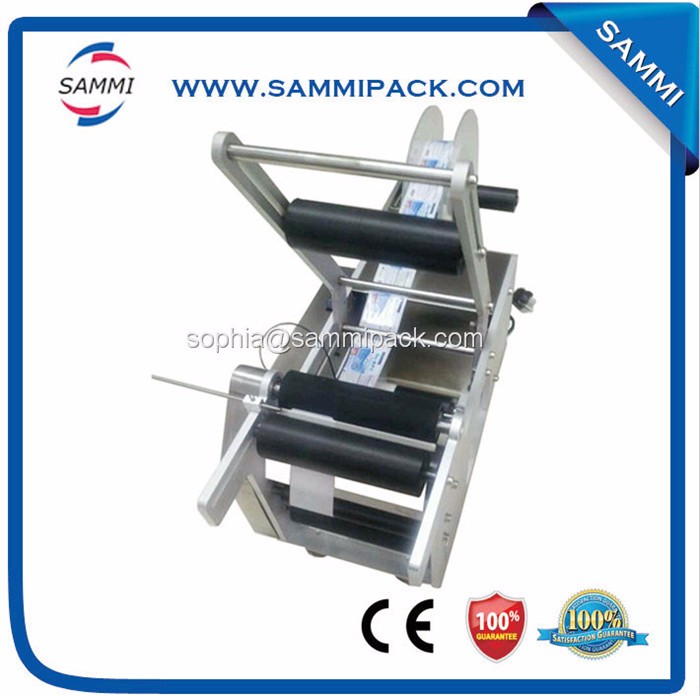 Adhesive Stickers Packaging Labeling Machine Semi Automatic For Food Beverage