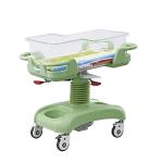 Medical Deluxe Adjustable Baby Child Bed Crib Driver With Wheel In Pink
