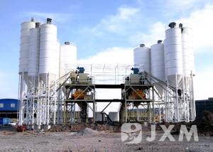 Wholesale Stable Stationary Concrete Batching Plant Dry Batch Plant 180 M3 Belt Conveyor from china suppliers